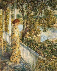 Listening to the Orchard Oriole by Childe Hassam