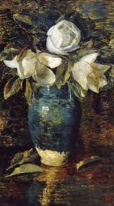 Giant Magnolias by Childe Hassam