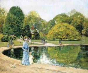 Central Park I by Childe Hassam