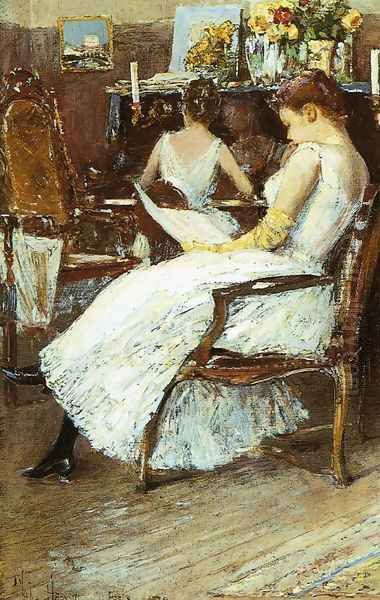 Mrs. Hassam and Her Sister - view 1