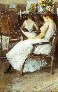 Mrs. Hassam and Her Sister by Childe Hassam