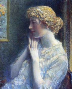 The Ash Blond by Childe Hassam