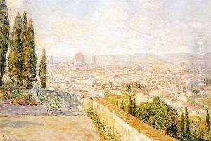 View of Florence from San Miniato by Childe Hassam