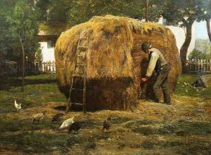 The Barnyard by Childe Hassam