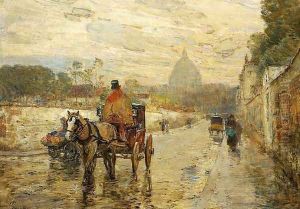 The Val de Grace, Spring Morning by Childe Hassam