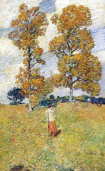 The Two Hickory Trees - view 1