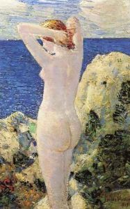 The Bather by Childe Hassam