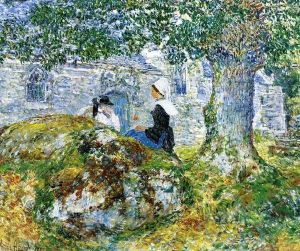In Brittany Bay by Childe Hassam