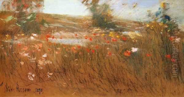 Poppies, Isles of Shoals III - view 1