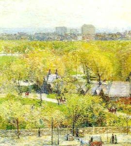 Across the Park by Childe Hassam
