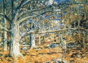 Connecticut Hunting Scene by Childe Hassam
