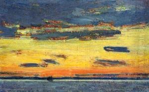 Sunset on the Sea