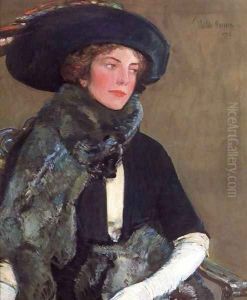Lady in Furs (also known as Mrs. Charles A. Searles) by Childe Hassam