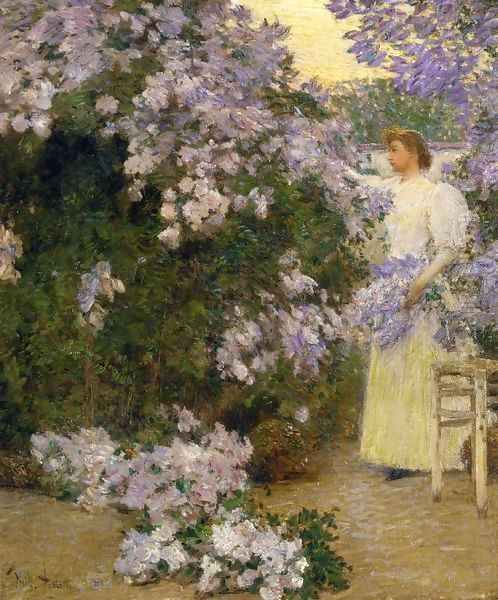 Mrs. Hassam in the Garden1 - view 1