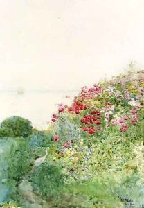 Field of Poppies, Isles of Shaos, Appledore by Childe Hassam