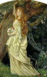 Ophelia ('And will he not come again?') by Arthur Hughes