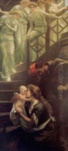 The Heavenly Stair by Arthur Hughes
