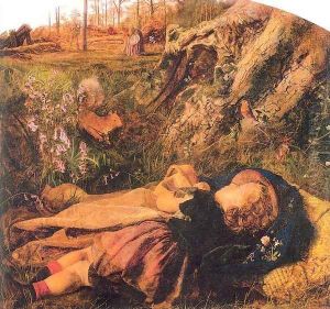 The Woodman's Child 1860 by Arthur Hughes