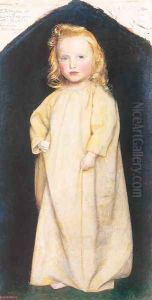 Edward Robert Hughes as a Child 1854-55 by Arthur Hughes