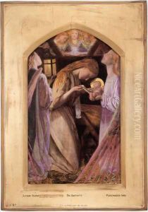 The Nativity 1857-58 by Arthur Hughes