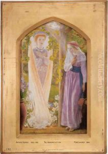 The Annunciation 1857-58 by Arthur Hughes
