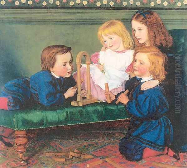 The Children of George Birkbeck Hill 1866 - view 1