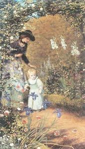 In Wonderland 1890 by Arthur Hughes