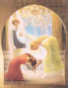 The Door of Mercy 1892-93 by Arthur Hughes