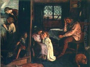 Bedtime 1862 by Arthur Hughes