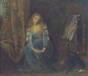 Sigh no more, ladies by Arthur Hughes