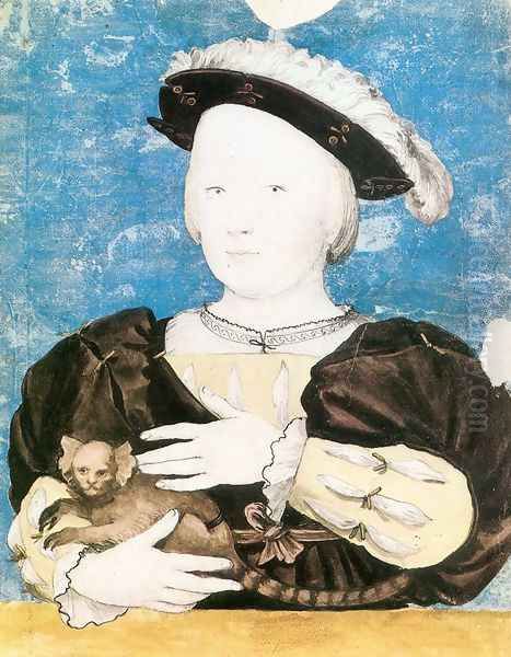 Edward, Prince of Wales, with Monkey 1541-42 - view 1