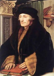 Portrait of Erasmus of Rotterdam 1523