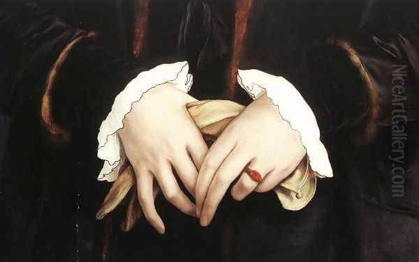 Christina of Denmark, Ducchess of Milan (detail) 1538 - view 1
