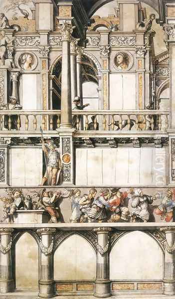 Drawing for the Façade Paintings in the Eisengasse (copy) first half of 16th century - view 1