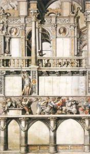 Drawing for the Façade Paintings in the Eisengasse (copy) first half of 16th century