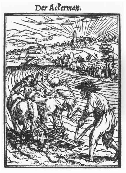 The Plowman from Dance of Death 1524-26 - view 1