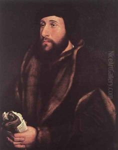 Portrait of a Man Holding Gloves and Letter c. 1540