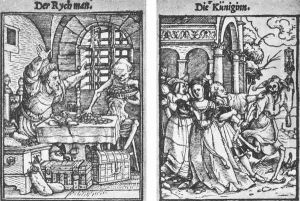 The Rich Man; The Queen 1523-26 by Hans Holbein the Younger