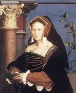 Portrait of Lady Mary Guildford 1527 by Hans Holbein the Younger