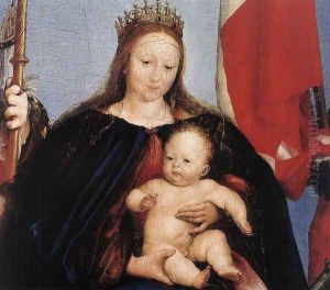 The Solothurn Madonna (detail) 1522