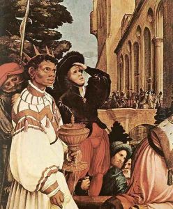 The Oberried Altarpiece (detail 2) 1521-22 by Hans Holbein the Younger