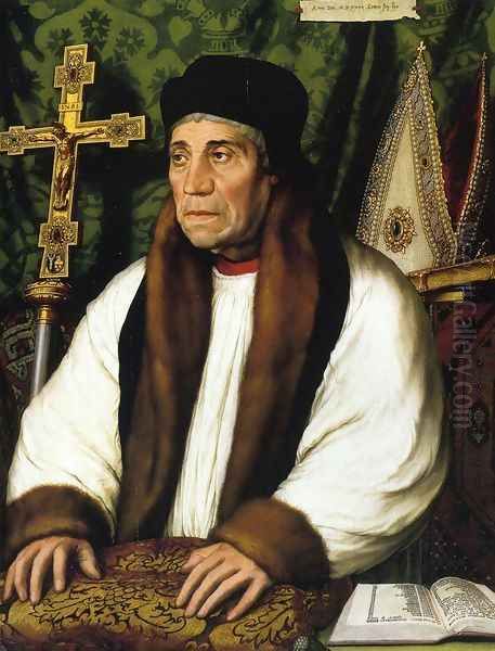 Portrait of William Warham, Archbishop of Canterbury 1527 - view 1