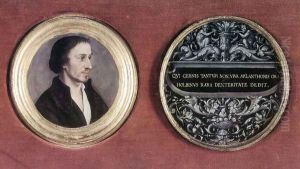 Portrait of Philipp Melanchthon c. 1535 by Hans Holbein the Younger