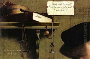 Portrait of the Merchant Georg Gisze [detail: 2] by Hans Holbein the Younger