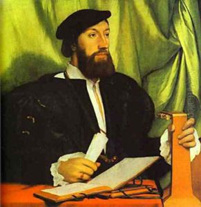 Portrait Of Sir Thomas More 1527 by Hans Holbein the Younger