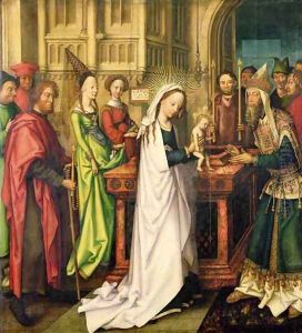 Depiction of Christ in the Temple by Hans, The Elder Holbein