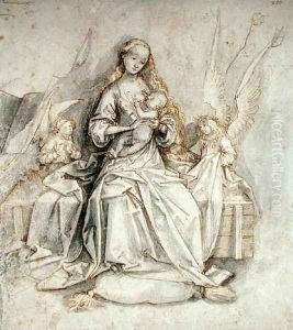 Madonna and Child 2 by Hans, The Elder Holbein