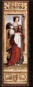 St Barbara by Hans, The Elder Holbein