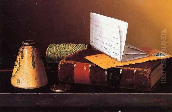Still Life with Ink Bottle, Book and Letter - view 1