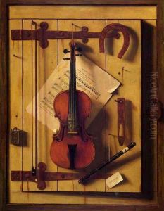 Still Life - Violin and Music (or Music and Good Luck)